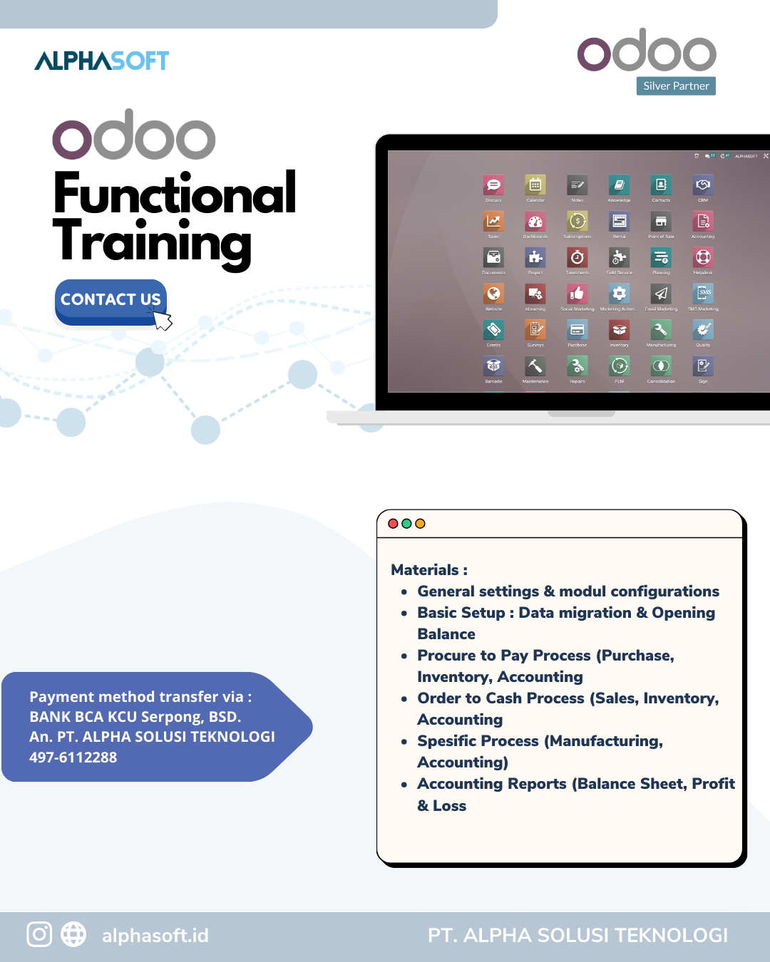 odoo Functional Training